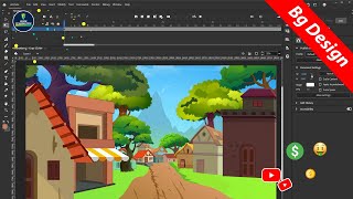 How To Modify Background In Adobe Animate Free Animation Course Hindi 2D Animation Course in Hindi [upl. by Dugas]