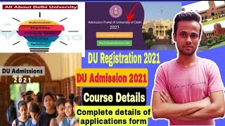 DU Admission 2021 DU Registration 2021 DU Admission Process 2021 Arts Commerce Science [upl. by Eindys]