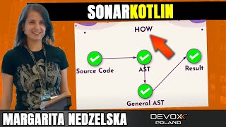 SonarKotlin Better Sstatic Code Analysis Tool for Kotlin • Margarita Nedzelska • Devoxx Poland 2022 [upl. by Atiuqehs]