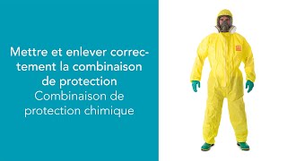 Mettre et enlever correctement la combinaison de protection [upl. by Sinoda]