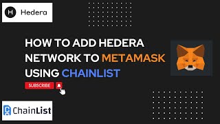 Adding Hedera Network to Metamask using Chainlist [upl. by Atiuqcaj423]