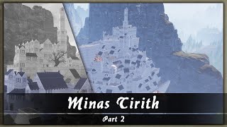 HOW TO BUILD MINAS TIRITH  PART 2 SPEED BUILD  CONAN EXILES [upl. by Vogele635]