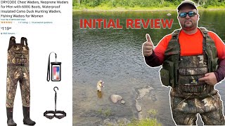 DRYCODE Neoprene Waterproof Insulated Waders with 600G Boot Review [upl. by Arvo51]