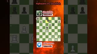 Alphazero Vs Stockfish  epic Chess game checkmate stockfish alphazero shortsvideo [upl. by Waldemar]