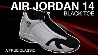 2024 Air Jordan 14 Black Toe Review amp On Feet [upl. by Adala337]