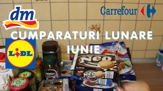 Haul cumparaturi lunare Iunie  June grocery shopping [upl. by Storz]