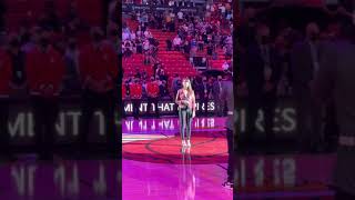 Florenza Campos  National Anthem  FTX Arena Heat vs Magic October 25 2021 [upl. by Ellenehs]