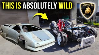 Building a FAKE Lamborghini Drift Car  Part 9 [upl. by Zicarelli931]