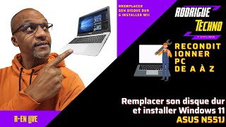 Remplacer son disque dur et installer Windows 11 Reconditionner de A à Z [upl. by Loriner]