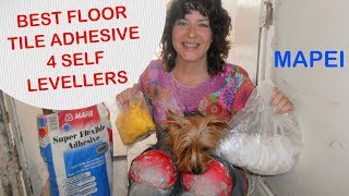 MAPEI Super Flexible Floor Tile Adhesive to use with SelfLevellers [upl. by Annerahs]