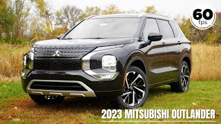 2023 Mitsubishi Outlander Review  Mitsubishis 3Row SUV [upl. by Eseuqram]