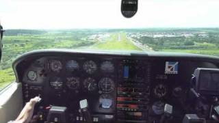 Cessna 210  Pouso em Amarais SDAM [upl. by Llenram]