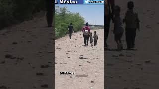 Migrantes FALLECEN 4 MIGRANTES por ola de CALOR al INTENTAR CRUZAR la FRONTERA RUMBO a EEUU [upl. by Nnylyt]