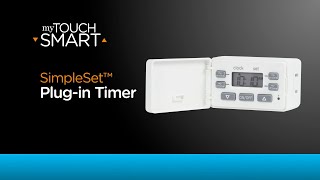 58115 myTouchSmart SimpleSet Plugin Timer  Operation [upl. by Careaga979]