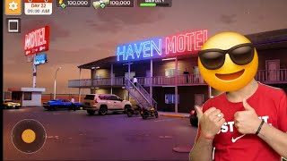 I OPEN SUPER MARKET IN MOTEL MANGER SIMULATOR GAMEPLAY 2 [upl. by Atnaloj]