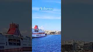 Traveling from Athens Greece to Aegina Island by Ferry [upl. by Ennaillij]