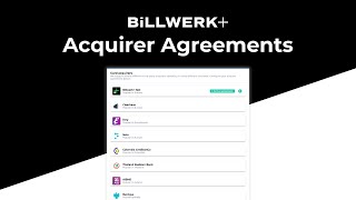 Acquirer Agreements for card payments with Billwerk Optimize and Pay [upl. by Ethelinda]