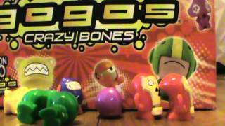 Opening 90 Gogos Crazy Bones Booster Packs Pt 3 10 Triple Packs [upl. by Alenairam350]