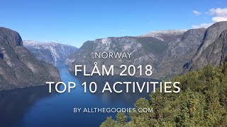 Flåm Top 10 Activities Norway  allthegoodiescom  cruiseflamcom [upl. by Adnoraj453]