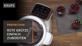 Rote Grütze mit Prep amp Cook zubereiten  Krups Rezept [upl. by Sidnak]