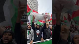 Largest Palestinian Protest In Americas HISTORY [upl. by Colner23]