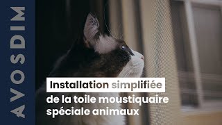 Comment poser une Moustiquaire sur ma fenêtre de toit spéciale Chat [upl. by Sirap]