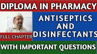 Pharmaceutical chemistry 2  antiseptics and disinfectants  full chapter [upl. by Florian]