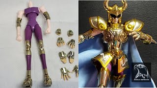 Saint Seiya Myth Cloth EX Cromado de articulaciones  Armadura Shura [upl. by Eddi]