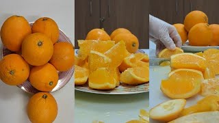 ASMR 😱 Cutting and Peeling of Santra Orange Fruit 🍊🍊sweet fruit trending viral satisfying [upl. by Ecnesse]