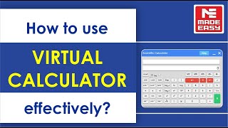 How to use GATE virtual calculator Tips amp Tricks for Effective Usage in GATE Exam  MADE EASY [upl. by Chuah]