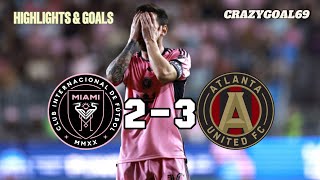 Inter Miami vs Atlanta United 23 Highlights amp Goals 2024 [upl. by Sylvan]