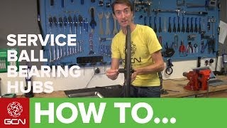 How To Service Shimano Ball Bearing Hubs  Service A Shimano Hub [upl. by Oijres]