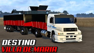 ETS2 RUTA DE MB 1634 CHASIS ACOPLADO CON DESTINO VILLA DE MARIA  MAPA CEIBO  ETS2 MODS 149 [upl. by Ariella480]