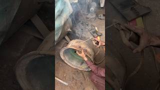 Damaged truck rim repair process youtubeshorts youtube foryou [upl. by Atteiluj]