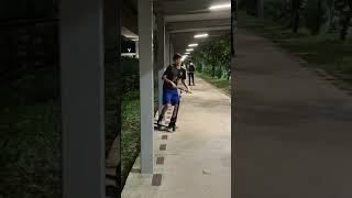 Smoothest fakie on scooter [upl. by Ehcsrop]