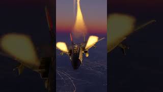 F14 Tomcat Sunset Flight at 30000 Feet  Breathtaking Aerial Views aviation viralvideo shorts [upl. by Ahsikrats654]