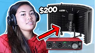 Cheap Home Studio For Singing [upl. by Samuelson888]