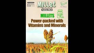 Millets  Power packed with vitamins and minerals  Thiru Foods Millet Marathon  millets in tamil [upl. by Chimene]