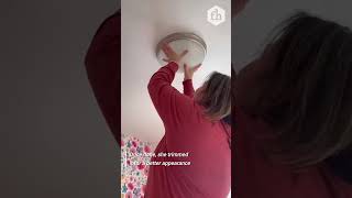 Woman Makes DIY Boho Chandelier For Her Daughters Room diy boho crafty shorts [upl. by Enyahc]