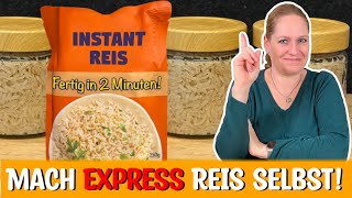 Expressreis adé So einfach machst Du Instant Reis selbst 🍚 🤗 [upl. by Linoel350]