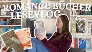 Ich habe EINE WOCHE lang nur ROMANCE Bücher gelesen 💕  Lesevlog ValentinstagsEdition 📚 [upl. by Ahtamas]