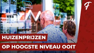 HUIZENPRIJZEN OP HOOGSTE NIVEAU OOIT IN NEDERLAND [upl. by Ylsew965]