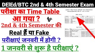 UP DELED 2ndamp 4th Semester Exam Date 2023DElEd 2nd Semester Exam 2023Deled 4th Semester Exam 2023 [upl. by Swisher]