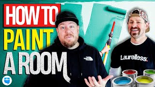 How to Paint a Room or Wall  DIY Painting For Beginners [upl. by Geraint]