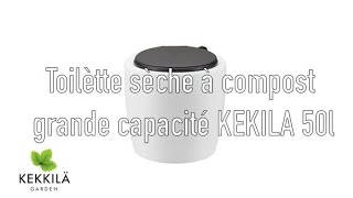 Toilette sèche à compost grande capacité Kekkila 50L [upl. by Aloivaf]