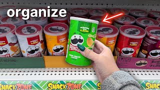 Public ASMR🍬Dollar Tree Shelf Organization TappingScratching [upl. by Darryn]