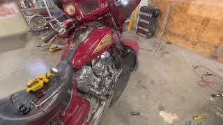 Install lower fairing Indian chieftain classic 2018 [upl. by Euphemie963]