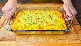 Leckere Zucchini in 30 Minuten Gemüseauflauf aus Zucchini mit Käse und Sahne [upl. by Oznole]