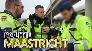 Politie Maastricht  Grote politiecontrole  Drugs aangetroffen  Belgische politie [upl. by Faunia]