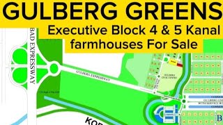 Executive Block Gulberg Greens Islamabad  Gulberg Greens Farmhouses For Sale  Gulberg Islamabad [upl. by Rickart]